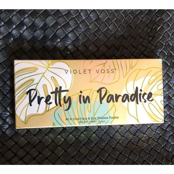 VIOLET VOSS - NWT - Pretty in Paradise All-in-One Face & Eye Shadow Palette - Picture 3 of 14